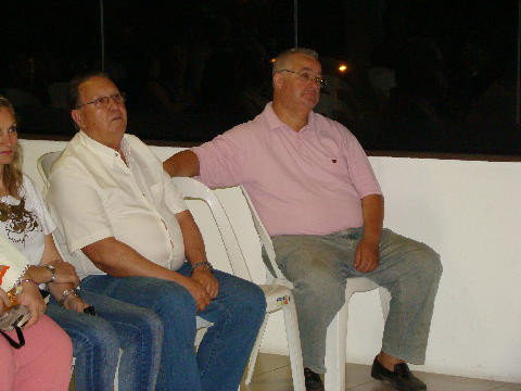 Hélio Sippel e Jerônimo Viana, vice-prefeito e secretário da Cultura de Charqueadas
